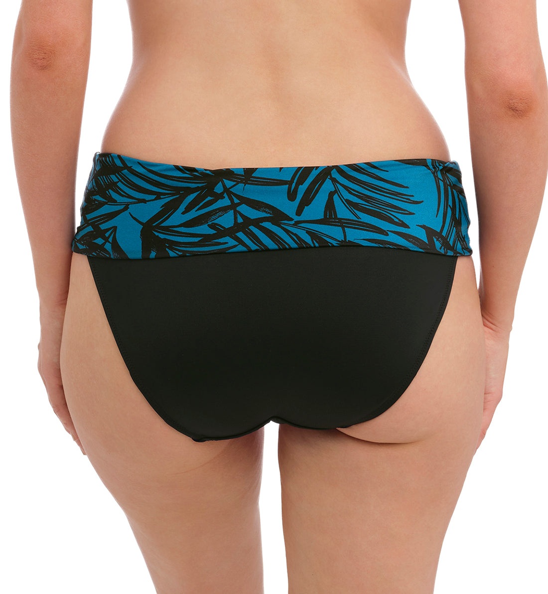 Fantasie Palmetto Bay Classic Fold Swim Brief (502077),Medium,Zen Blue - Zen Blue,Medium