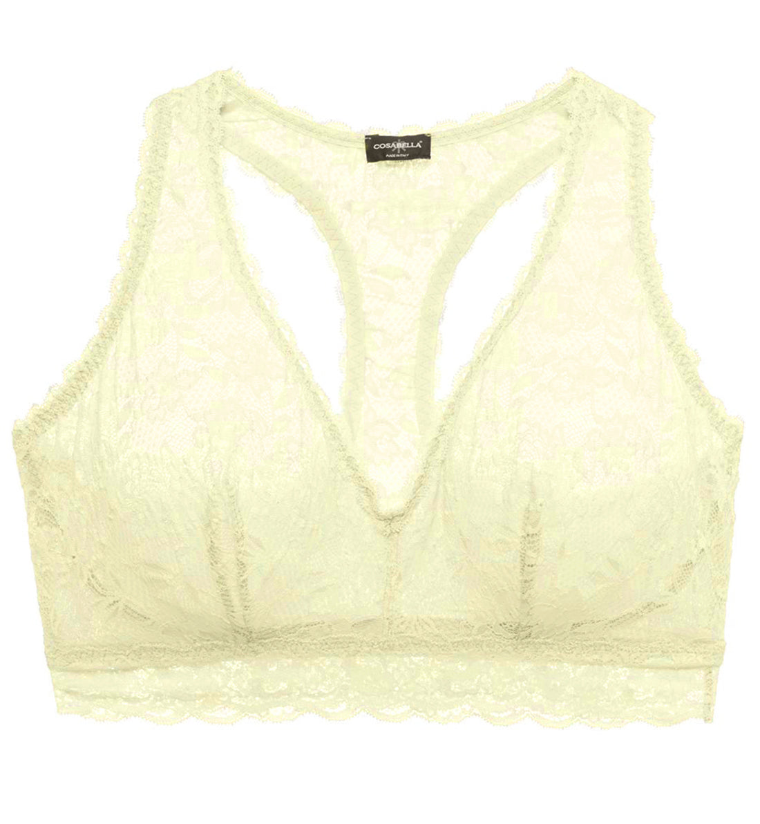 Cosabella NSN SUPER CURVY Racie Racerback Bralette (NEVER1365),XS,Mignonette - Mignonette,XS