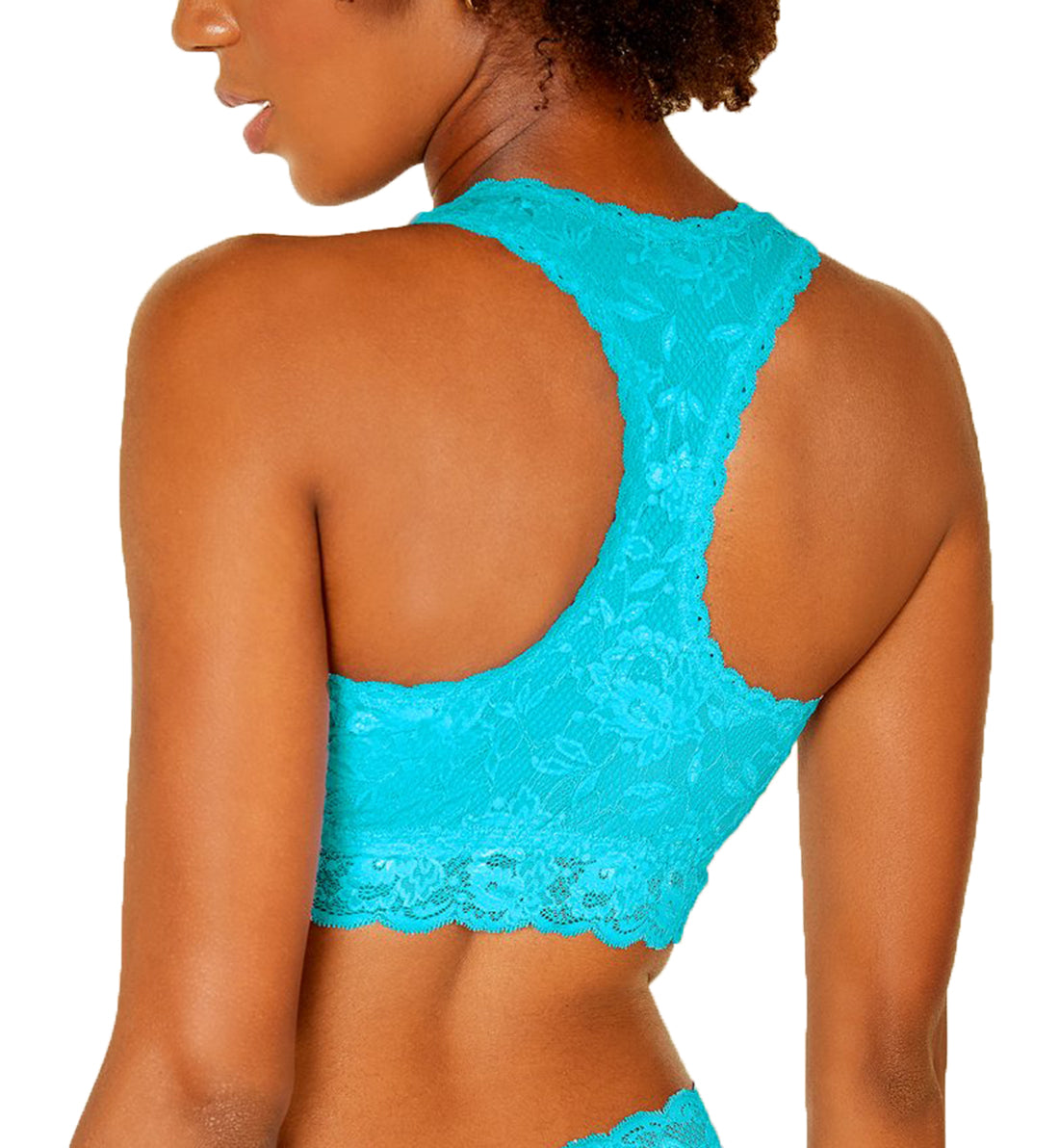 Cosabella Never Say Never CURVY Racie Racerback Bralette (NEVER1355),XS,Light Jade - Light Jade,XS