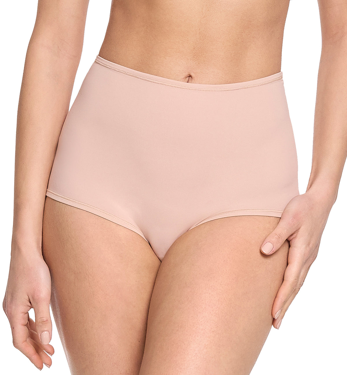 Hanky Panky YourFit High Rise Boyshort (6S2264),Medium,Almond Milk - Almond Milk,One Size
