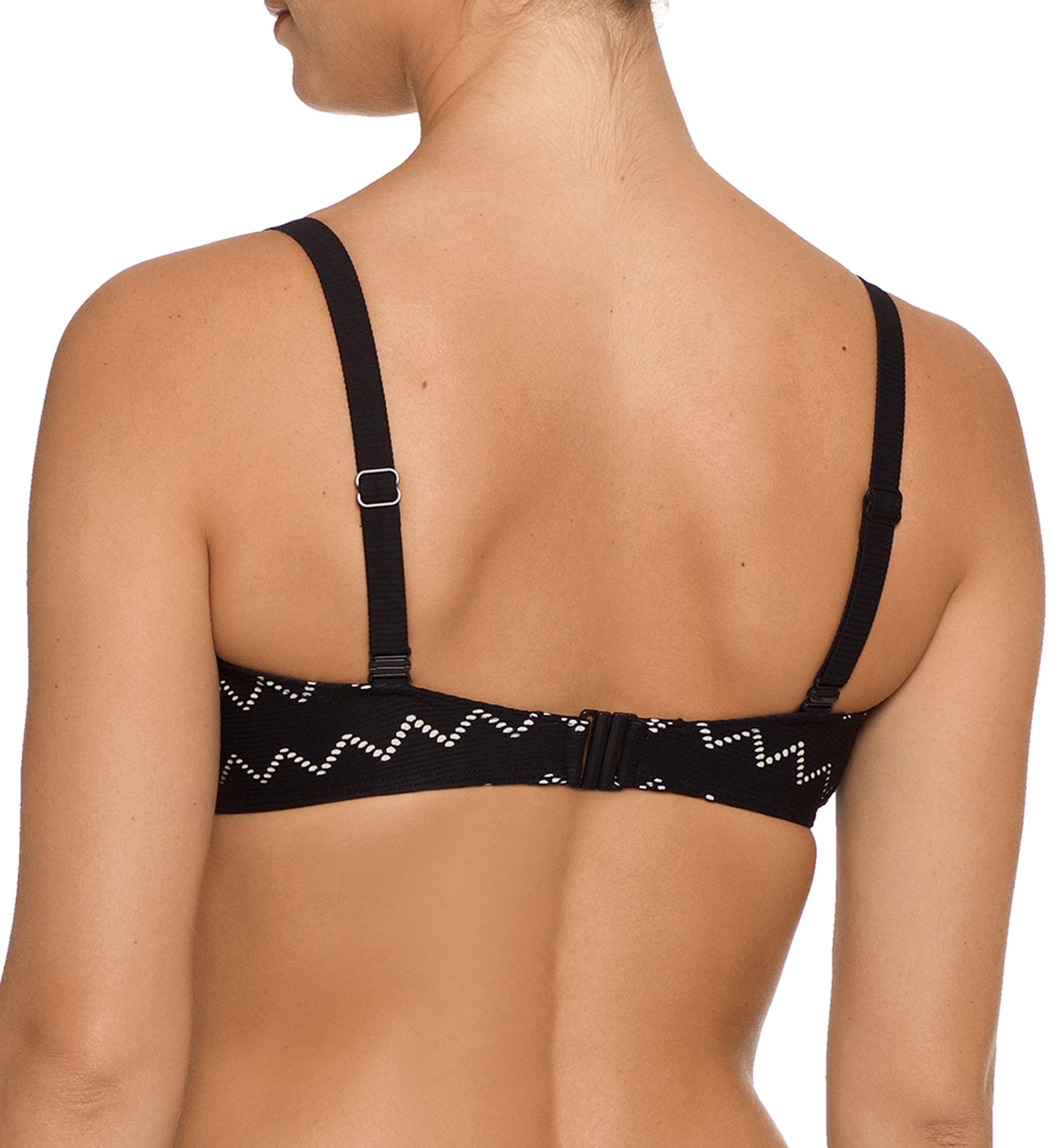 PrimaDonna Maya Padded Balcony Underwire Bikini Top (4004316),34H,Black - Black,34H