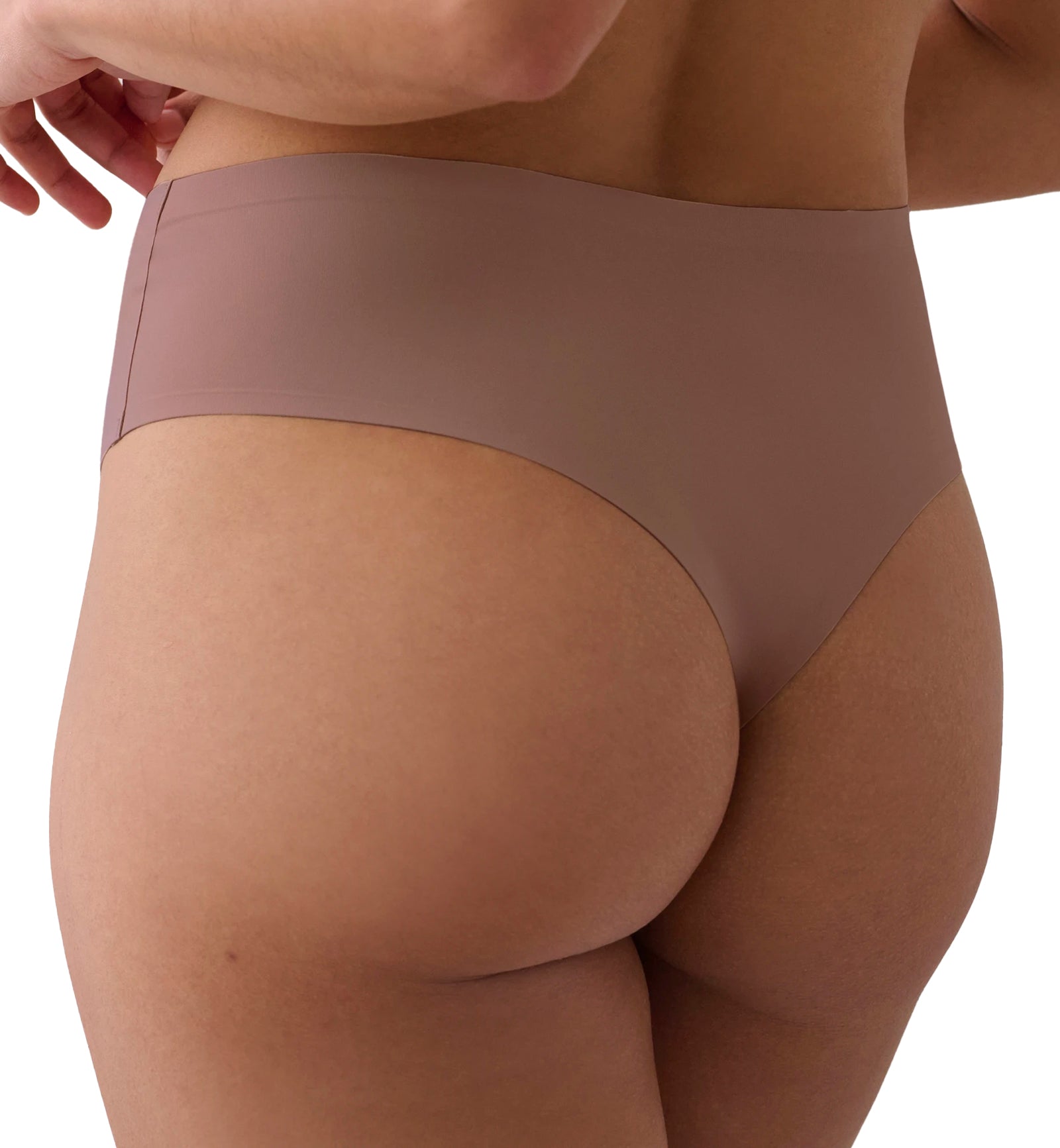 Evelyn & Bobbie High-Waisted Thong (1703),US 0-14,Willow - Willow,US 0 - 14