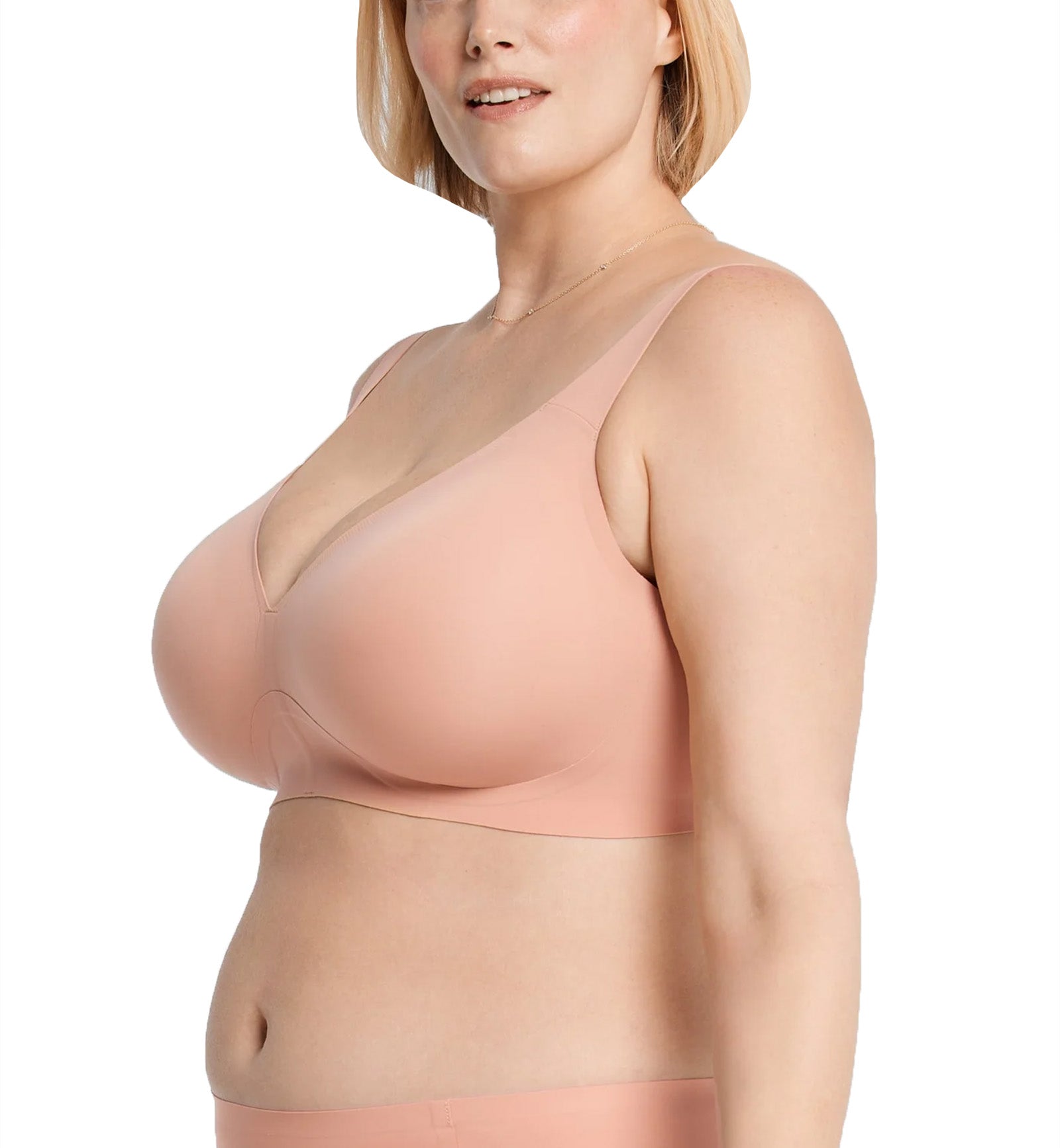 Evelyn & Bobbie Starlette Plunge Bralette (1842),XS,Himalayan Salt - Himalayan Salt,XS