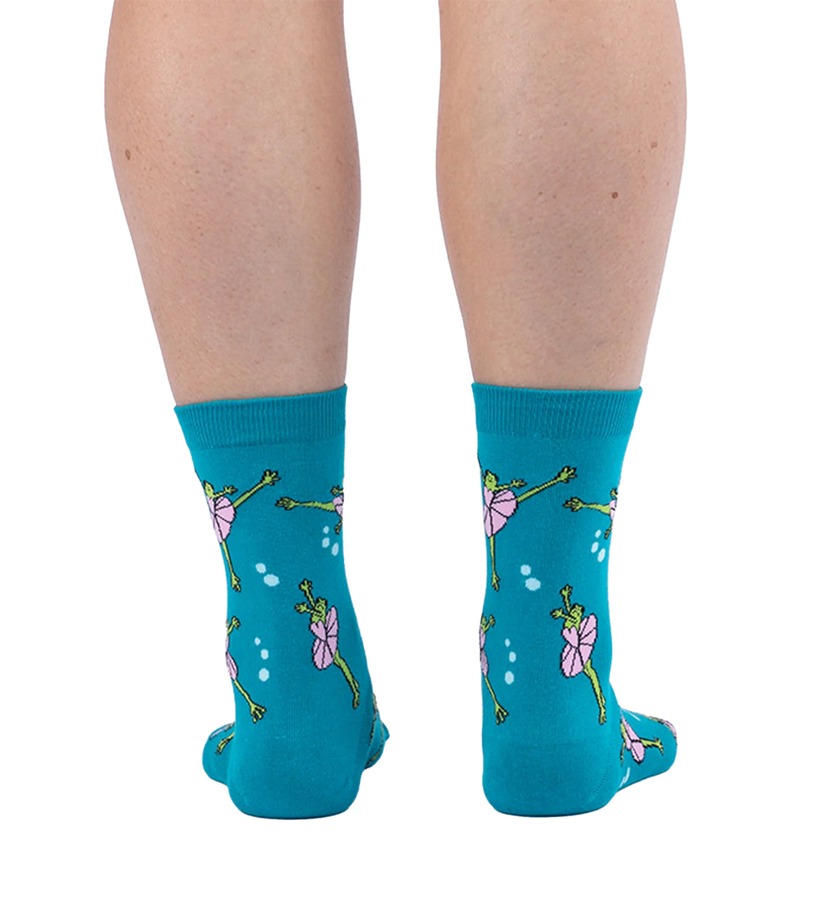 SOCK it to me Women's Crew Socks (W0544),Ballet Frogs - Ballet Frogs,One Size