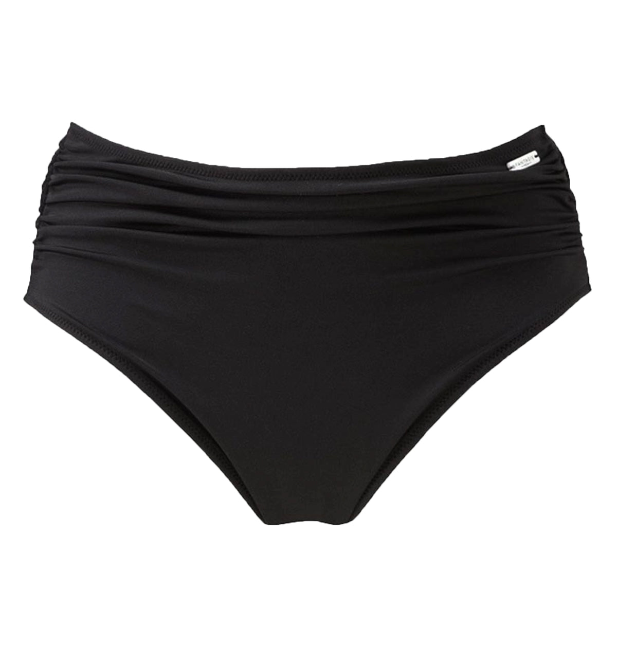Fantasie Versailles Deep Gathered Control Swim Brief (5752),XS,Black - Black,XS