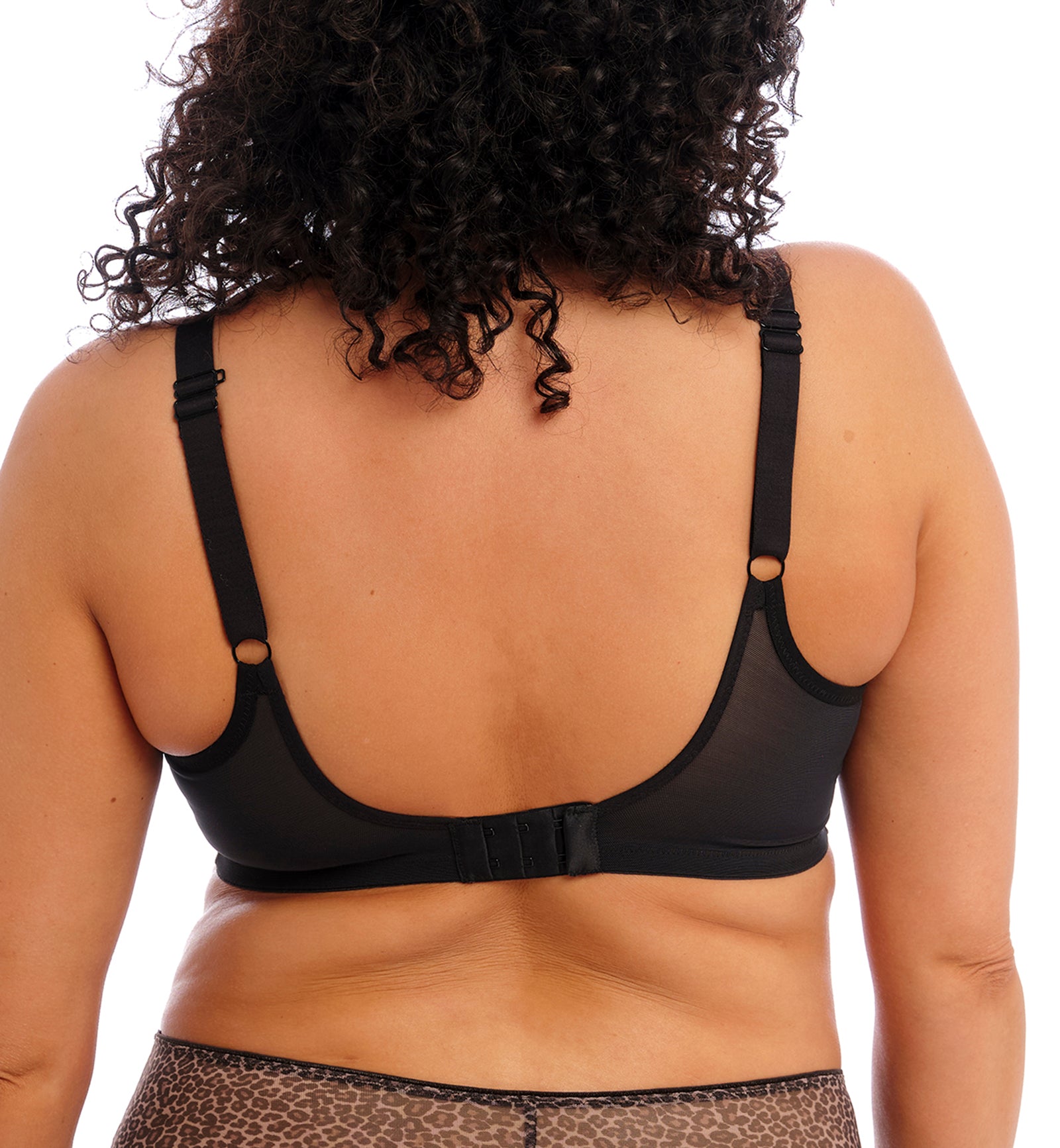 Elomi Matilda Banded Plunge Underwire Bra (8900),32GG,Leopard - Leopard,32GG