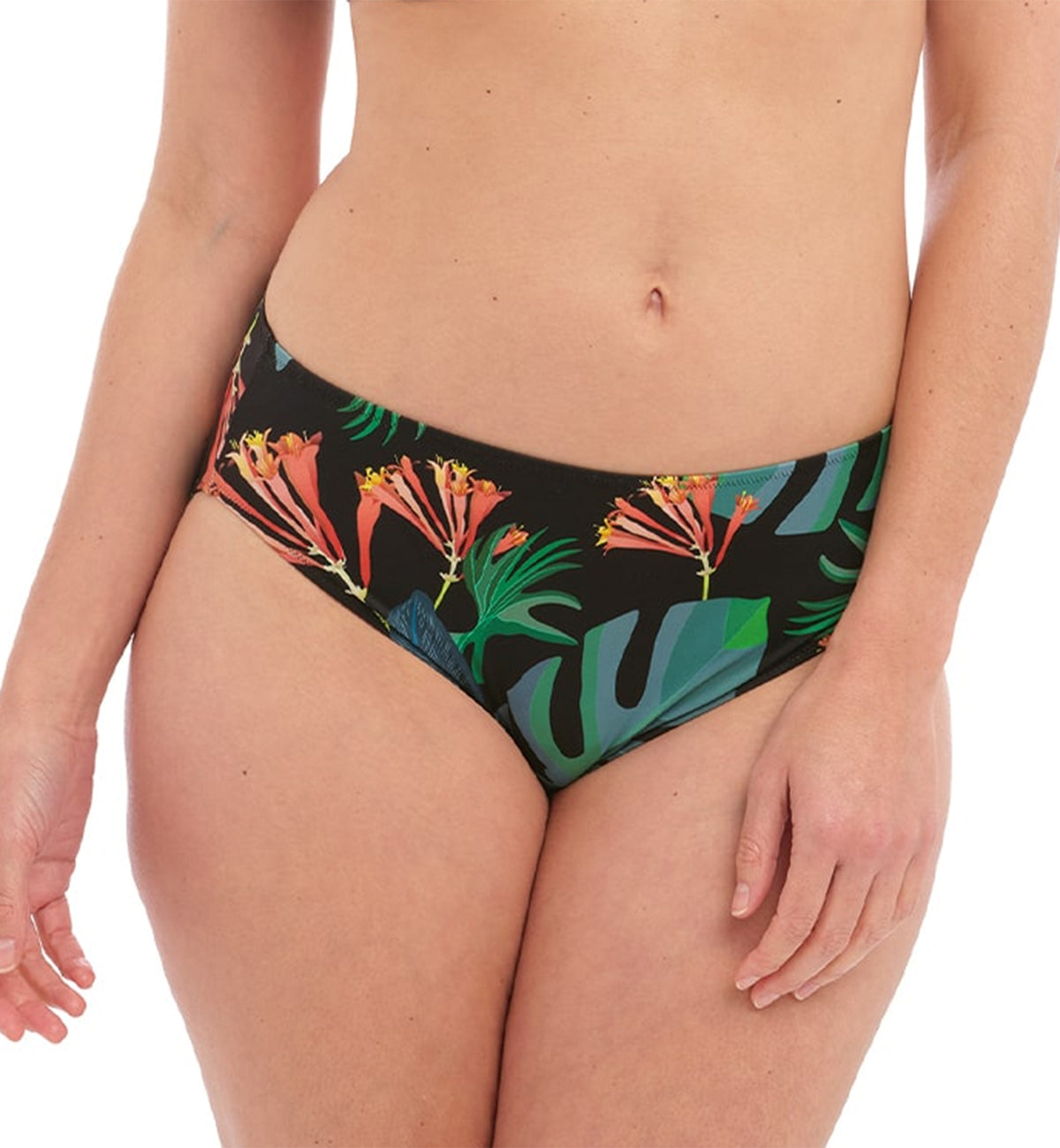Fantasie Monteverde Mid Rise Bikini Brief (500772),XS,Black - Black,XS