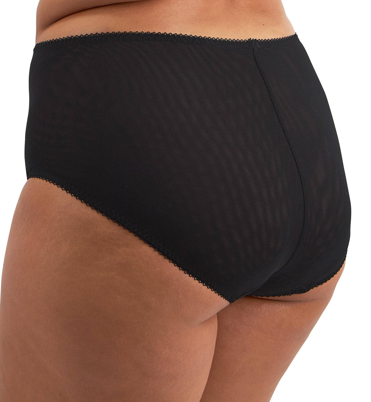 Elomi Cate Allure Full Panty Brief (302451),Medium,Black - Black,Medium
