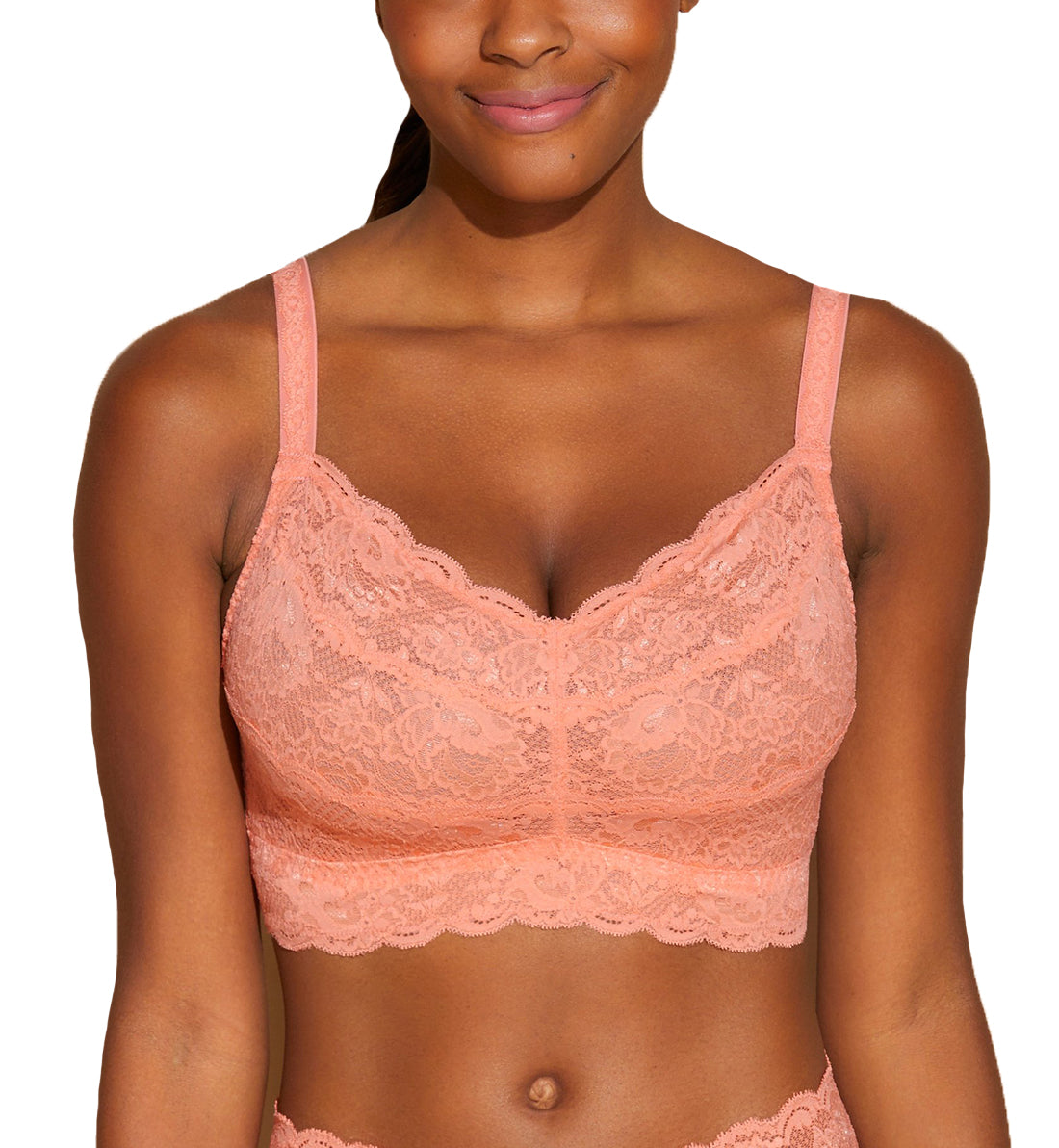 Cosabella Never Say Never CURVY Sweetie Bralette (NEVER1310),XS,Coral Breeze - Coral Breeze,XS