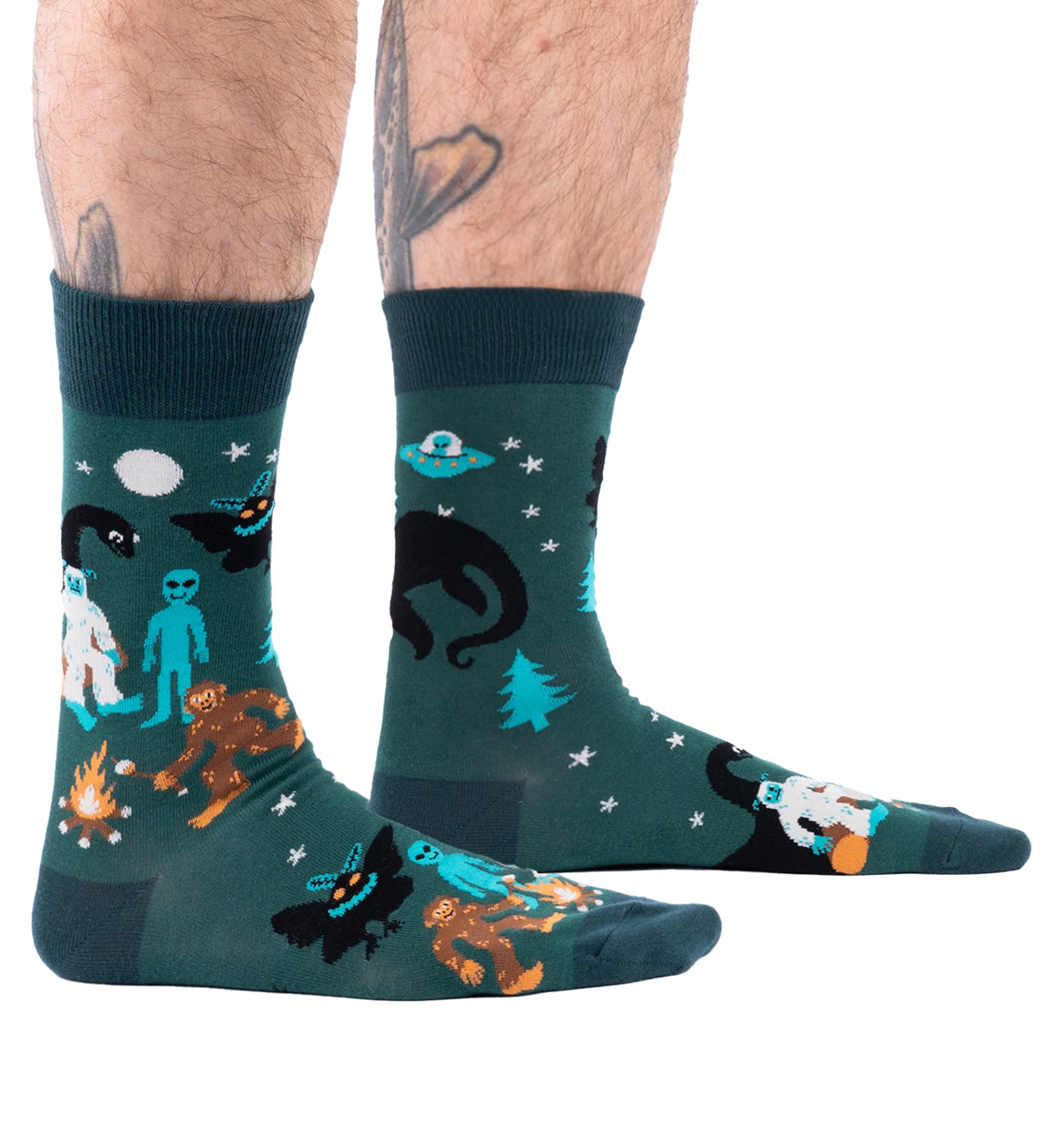SOCK it to me Men's Crew Socks (MEF0696),Cryptid Society - Cryptid Society,One Size