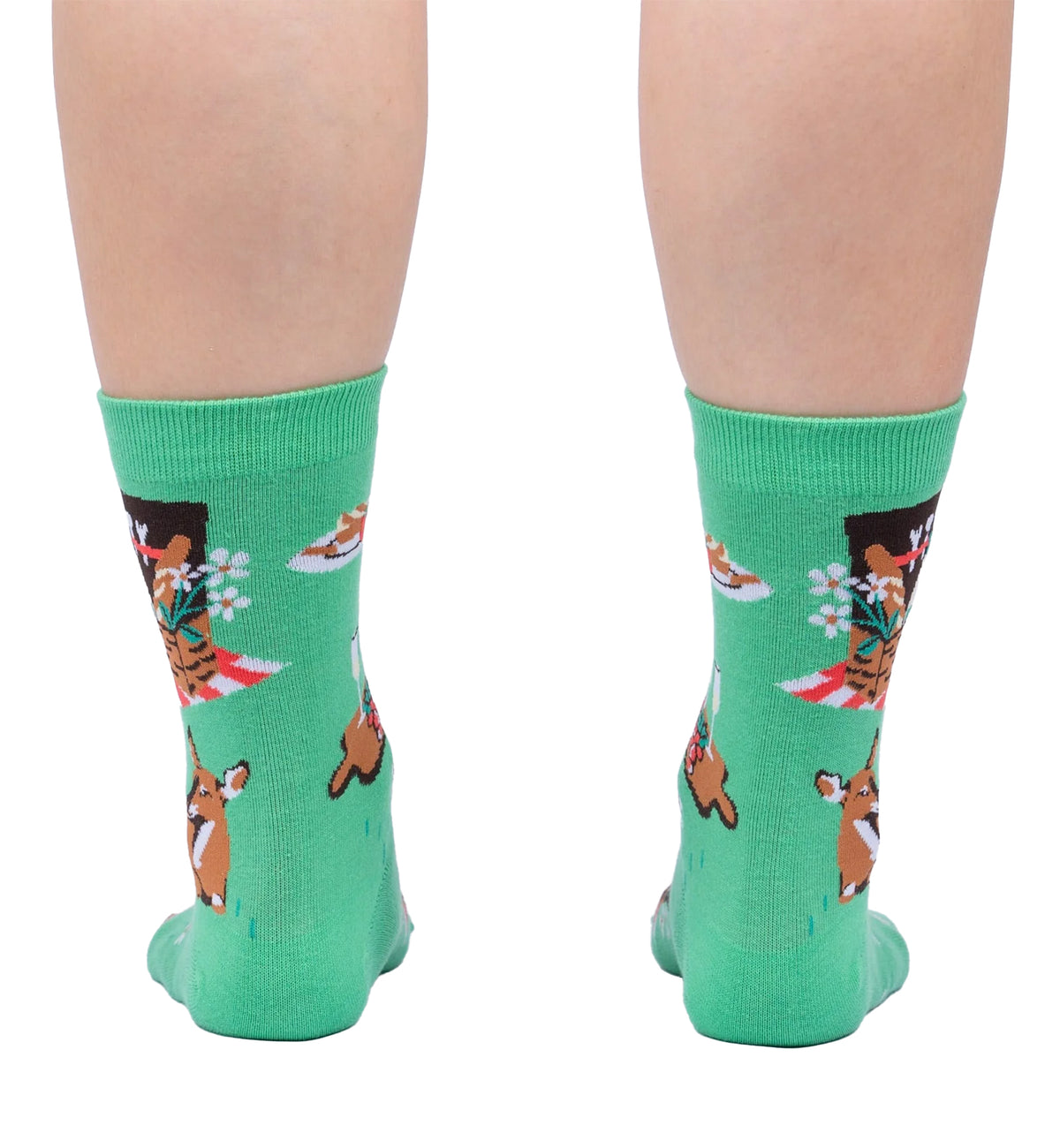 SOCK it to me Women's Crew Socks (W0442),Everyday Is a Picnic With You - Everyday Is a Picnic With You,One Size