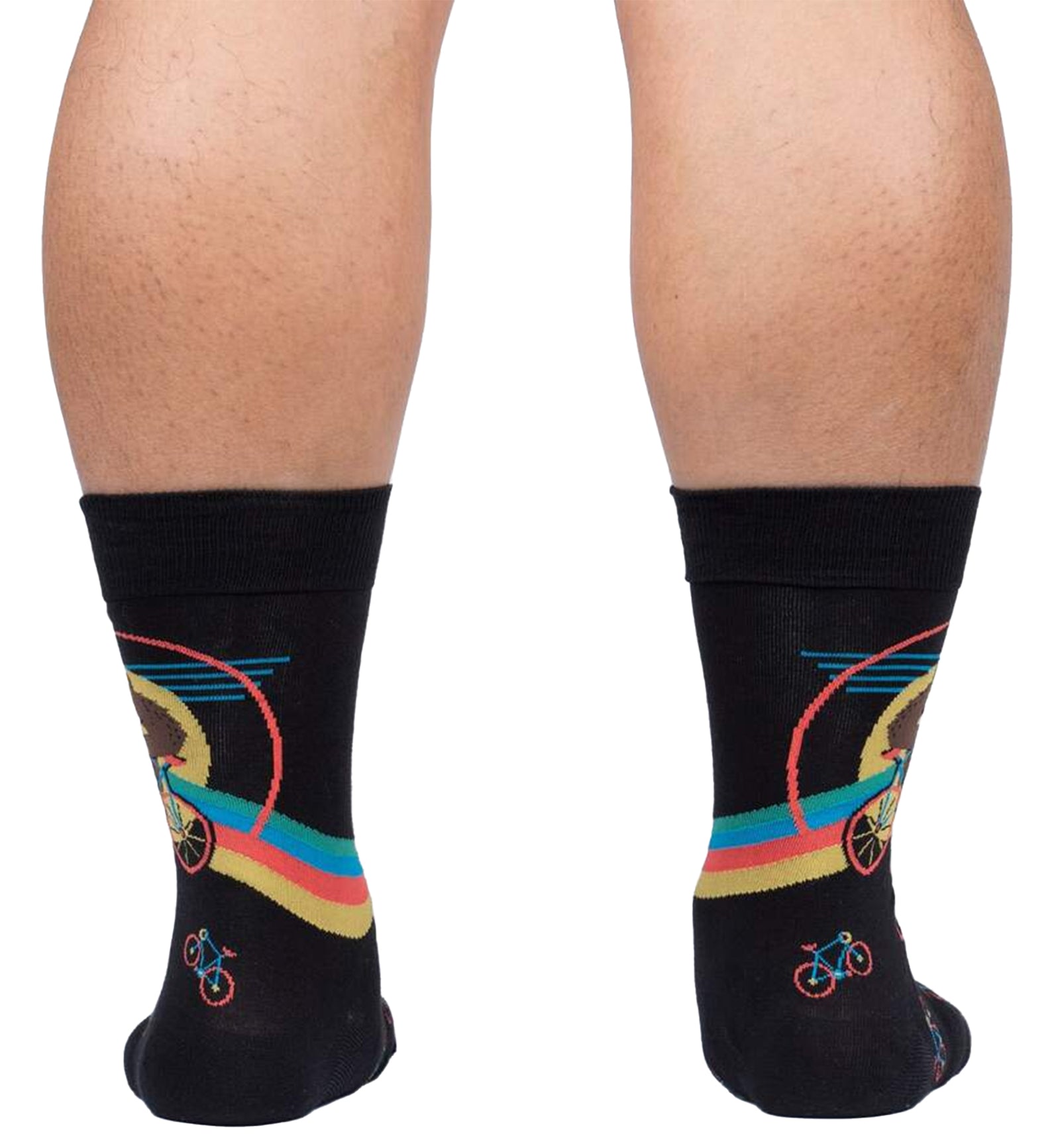 SOCK it to me Men's Crew Socks (MEF0538),Bike-Squatch - Bike-Squatch,One Size