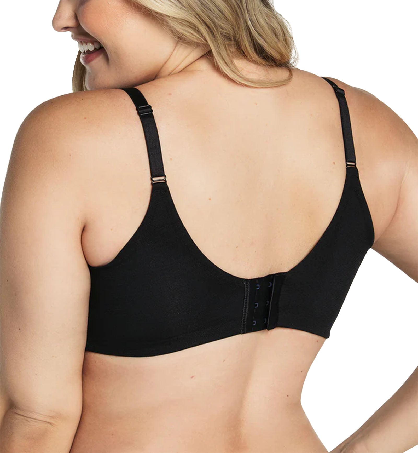 Leonisa Wireless Push Up Bra (091058),Small,Black - Black,Small