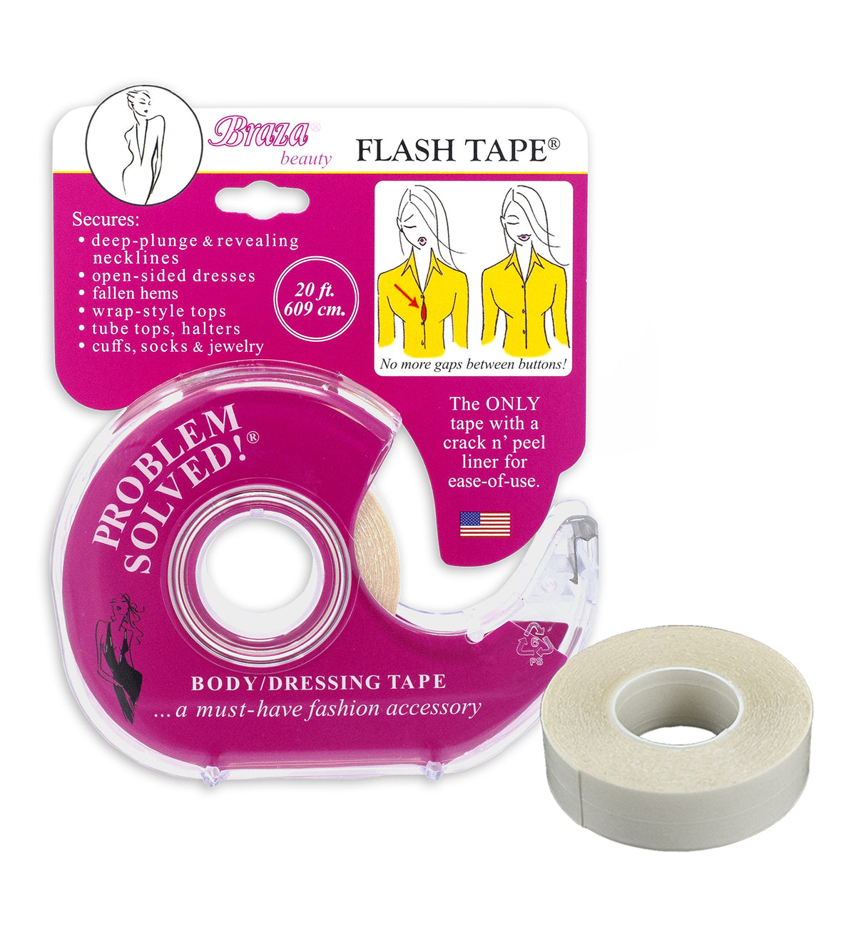 Braza Flash Tape - Clothing Adhesive Tape (1009)
