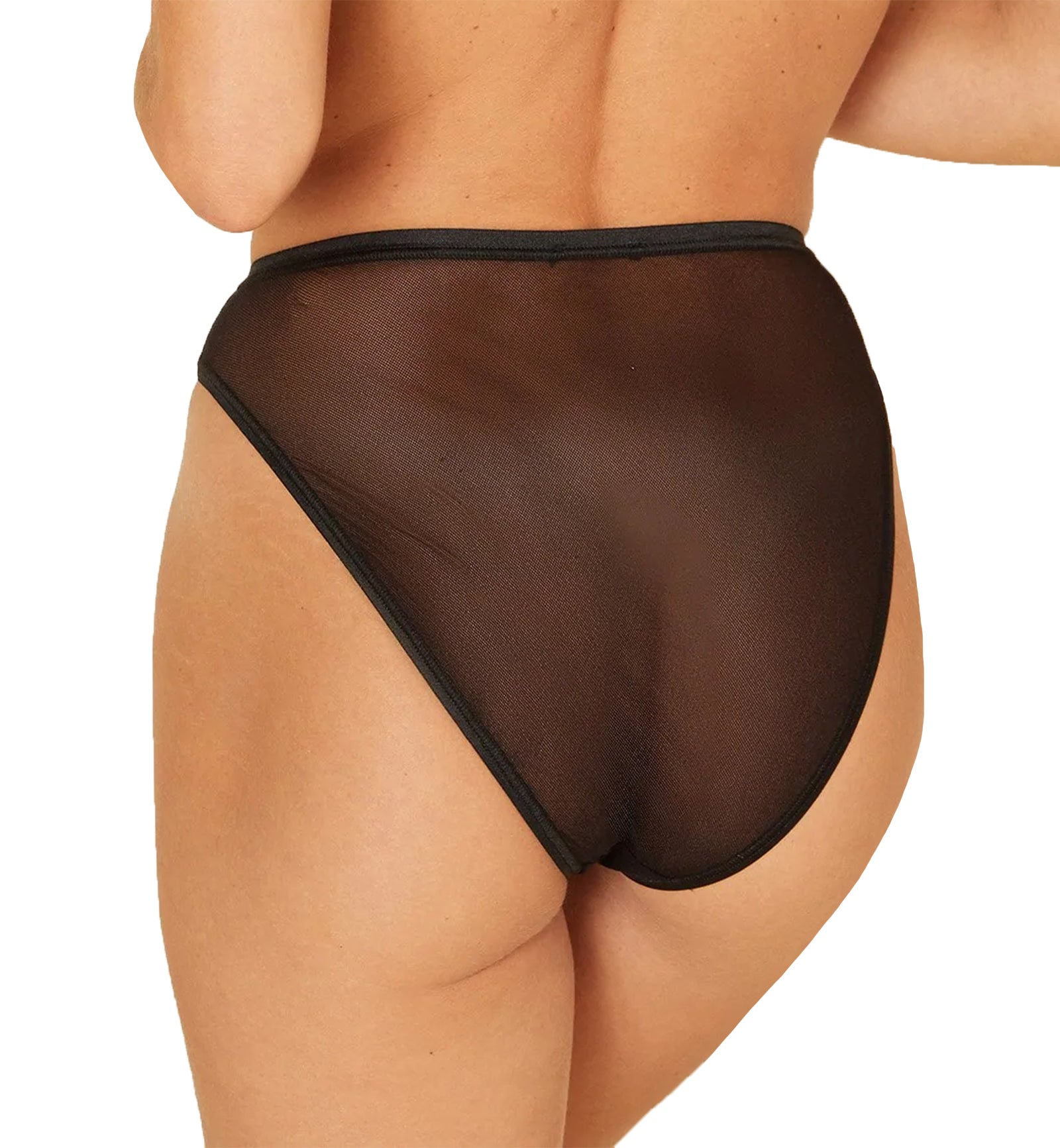 Cosabella Soire Confidence High Waist Bikini Panty (SOIRC0561),Small,Black - Black,Small
