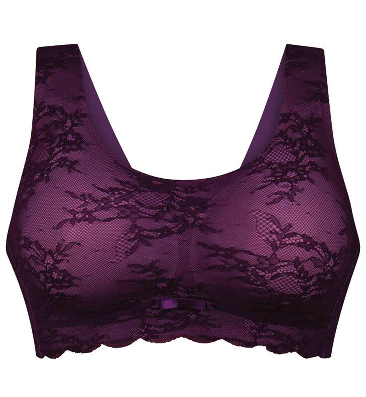 Anita Essentials Lace Lightly Padded Bralette (5400),Small,Purple - Purple,Small