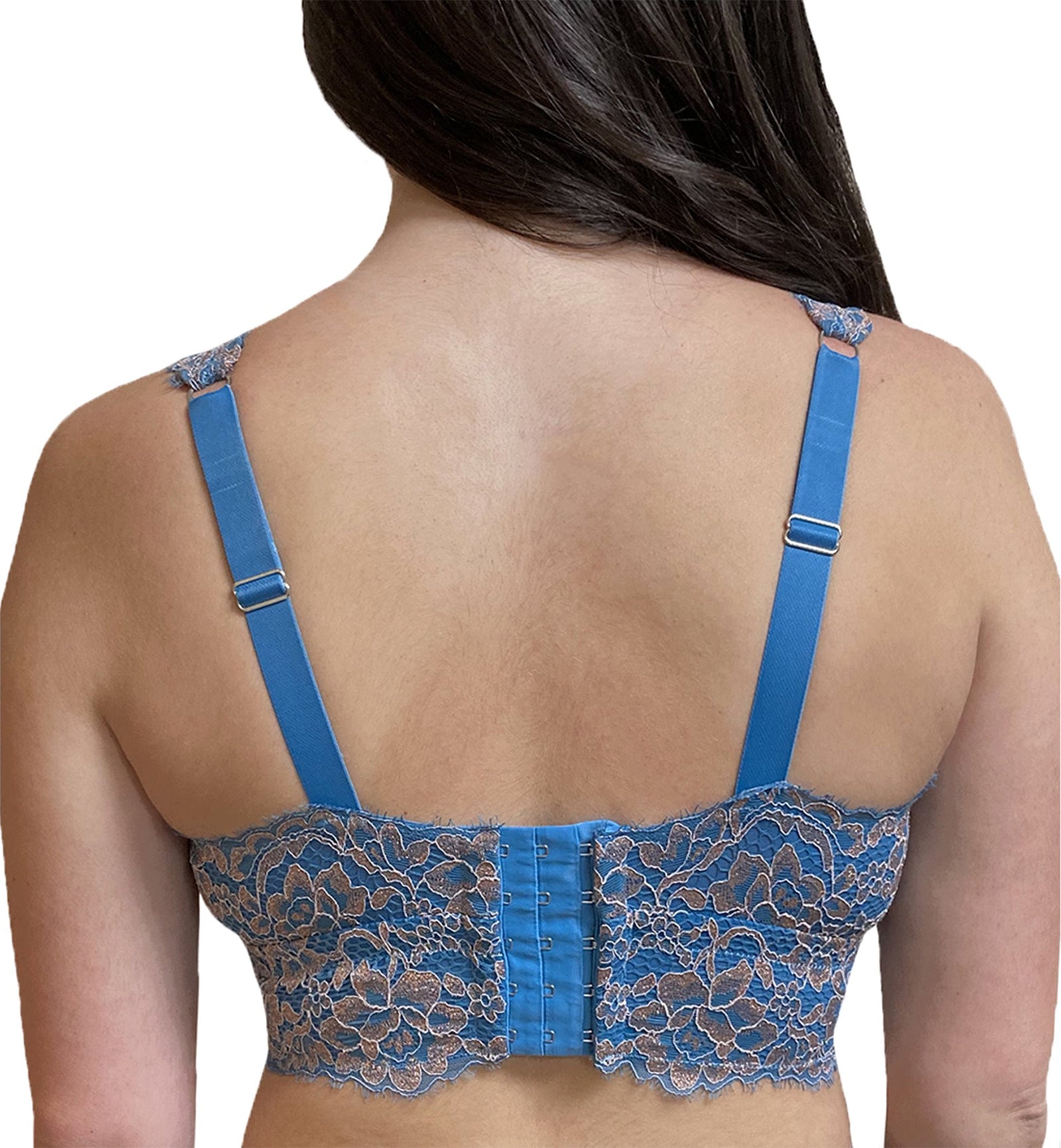 Cosabella Pret-A-Porter CURVY Longline Bralette (PRETA1383),Medium,Malawi/Lt Copper - Malawi/Light Copper,Medium