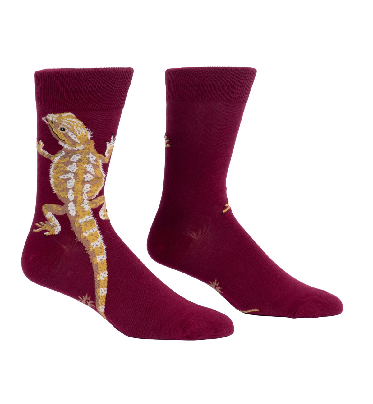 SOCK it to me Men's Crew Socks (MEF0714),Bearded Dragon - Bearded Dragon,One Size