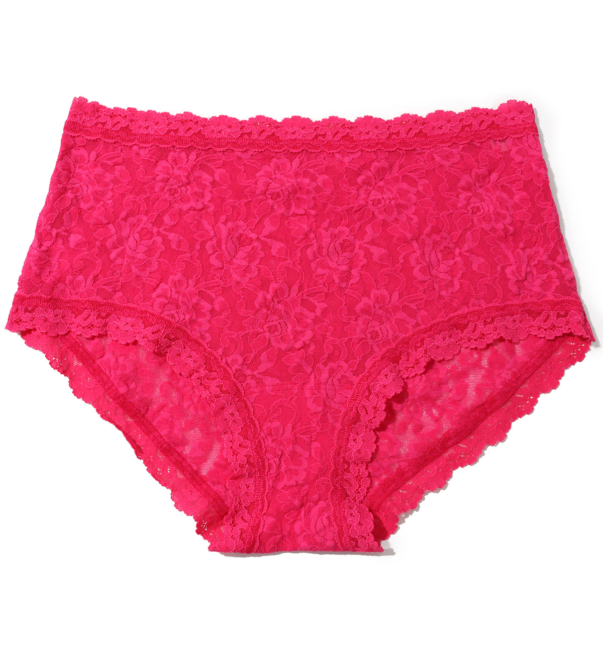 Hanky Panky Signature Lace High Rise Boyshort (481292),XS,Morning Glory - Morning Glory,XS
