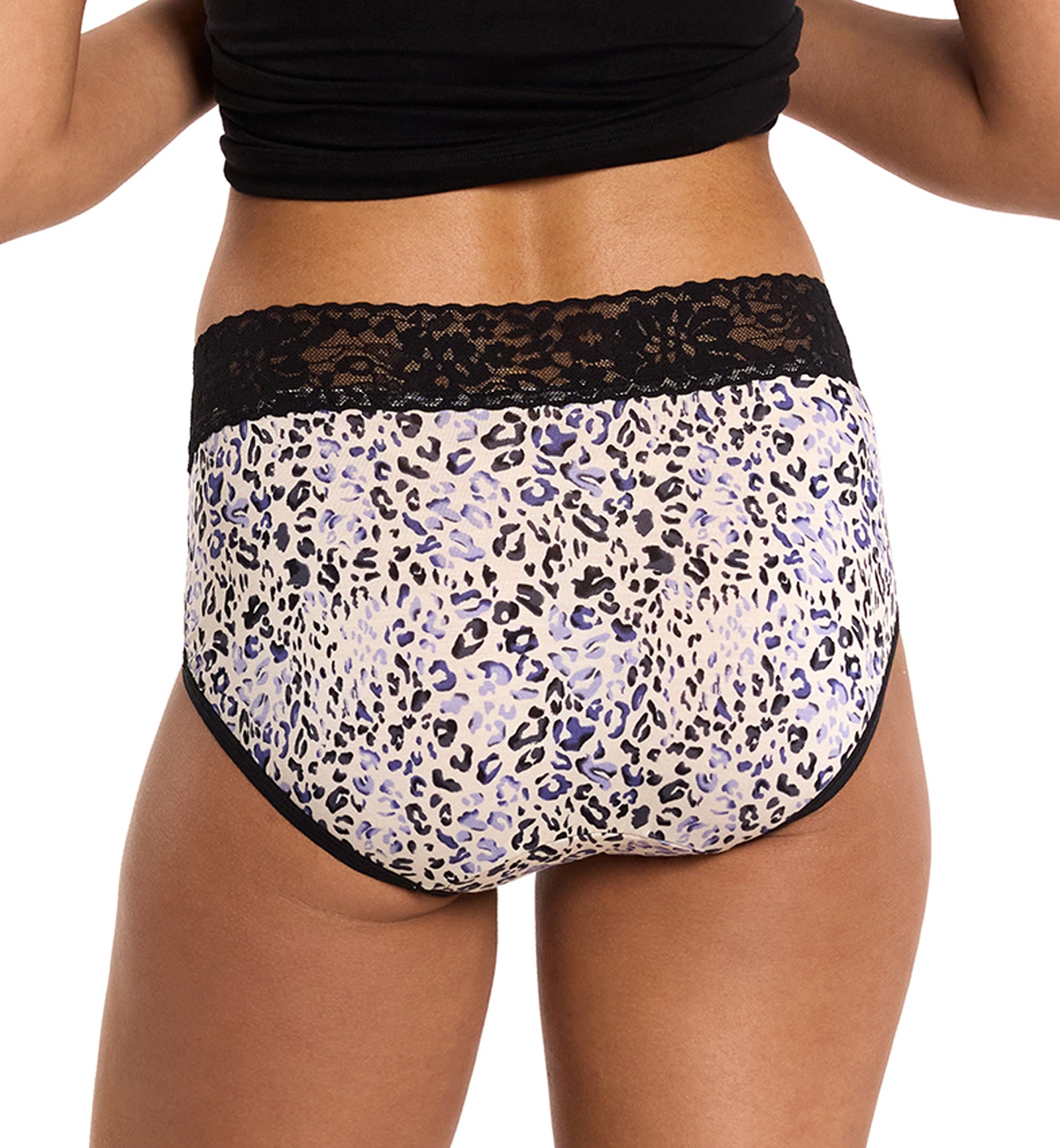 Hanky Panky DreamEase Printed French Brief (PR682464),XS,Spotted - Spotted,XS