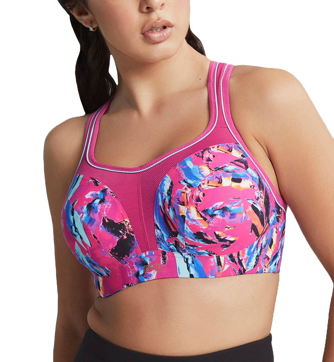 Panache Power Underwire Sports Bra (5021),28GG,Abstract Orchid - Abstract Orchid,28GG