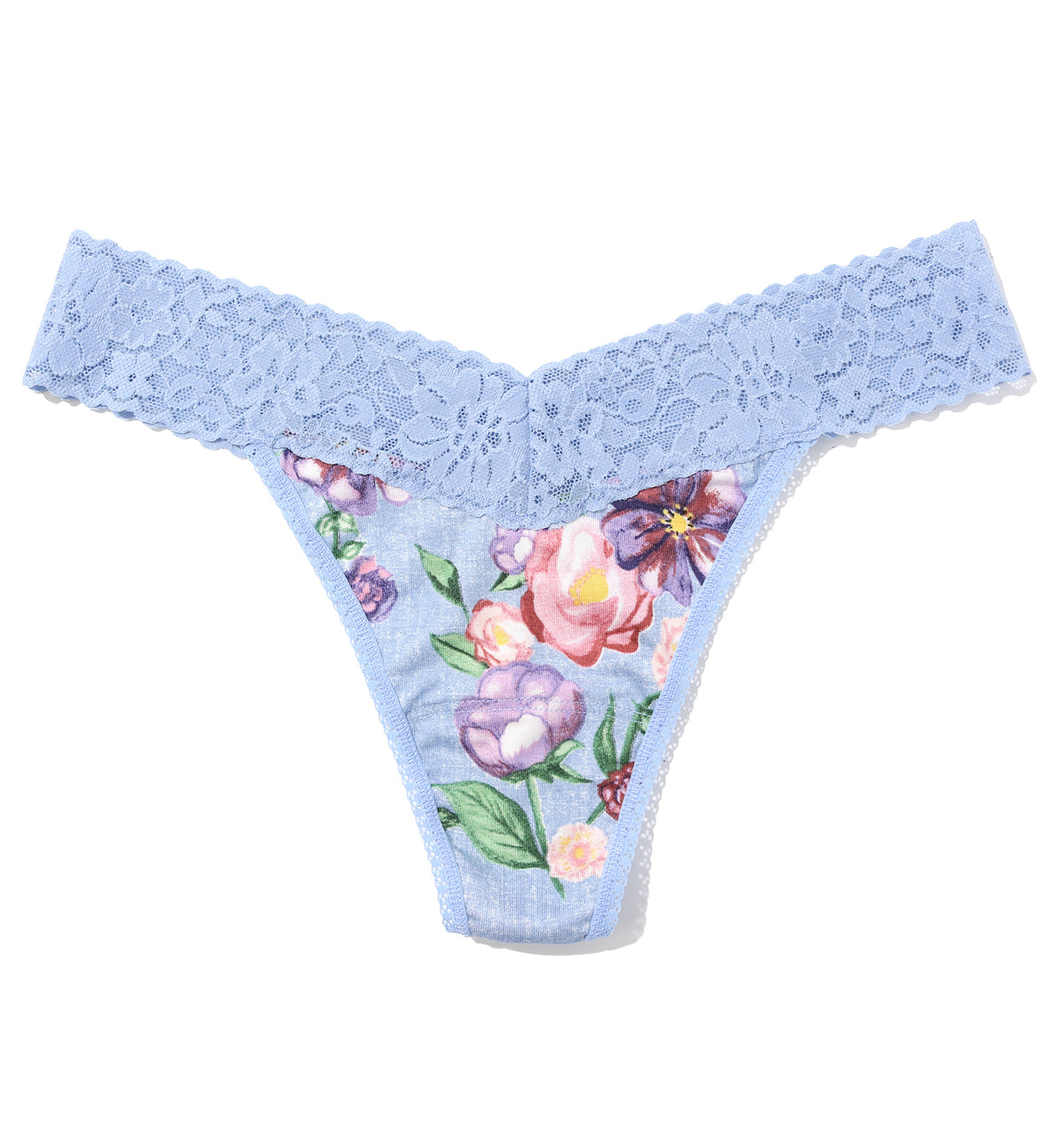 Hanky Panky Printed DreamEase Original Rise Thong (PR681104),Chatsworth House - Chatsworth House,One Size
