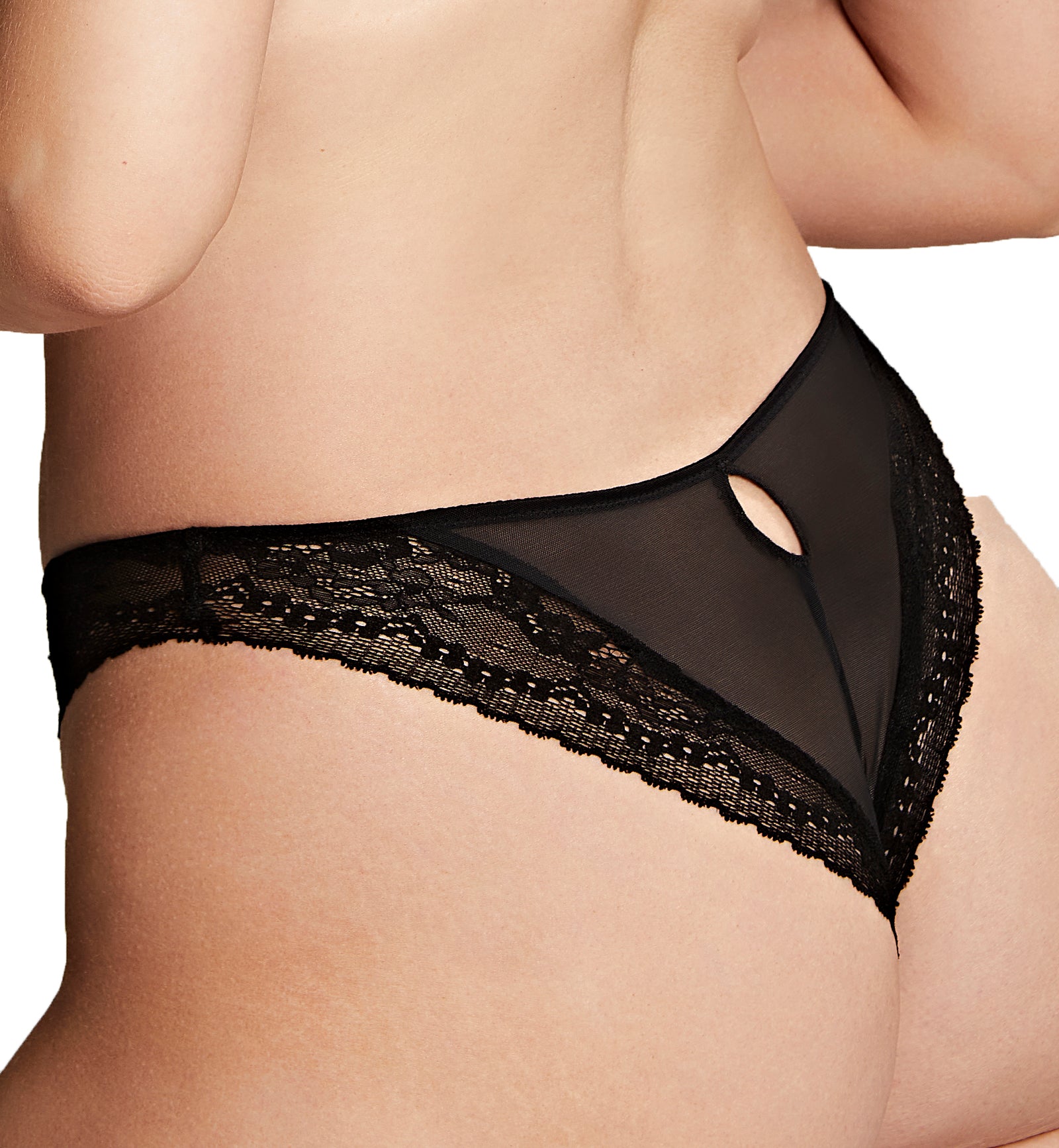 Cleo by Panache Alexis Brazilian Brief (10472),Small,Black - Black,Small