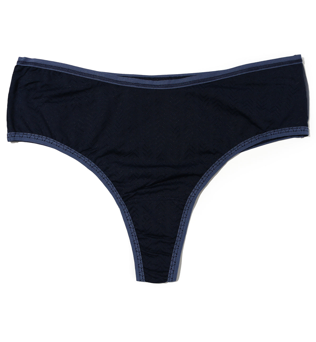 Hanky Panky MoveCalm Hi-Rise Thong (2P1924),XS,Blackberry Crumble/Waterfall Blue - Blackberry Crumble/Waterfall Blue,XS