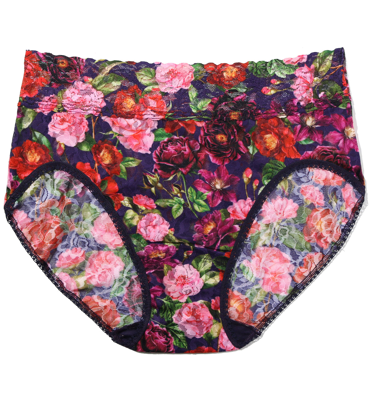 Hanky Panky Signature Lace Printed French Brief (PR461),XS,Winters Tale - Winters Tale,XS