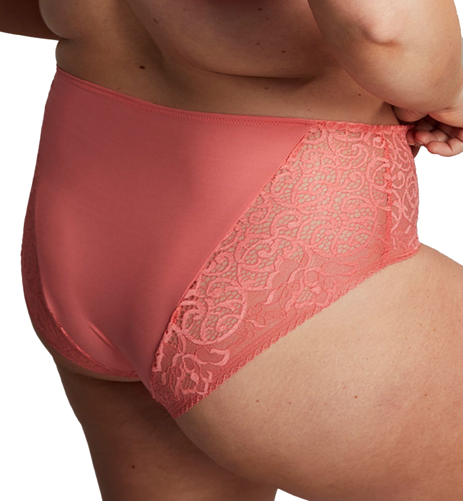 Sculptresse by Panache Estel Deep Brief (9682),Medium,Coral - Coral,Medium