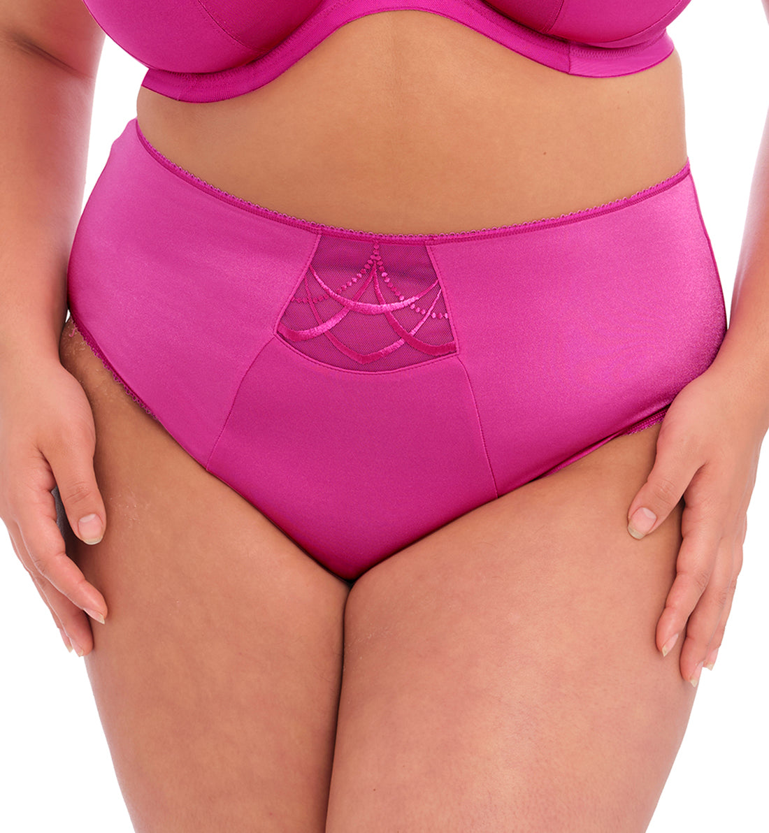 Elomi Cate Full Panty Brief (4036),Large,Camelia - Camelia,Large