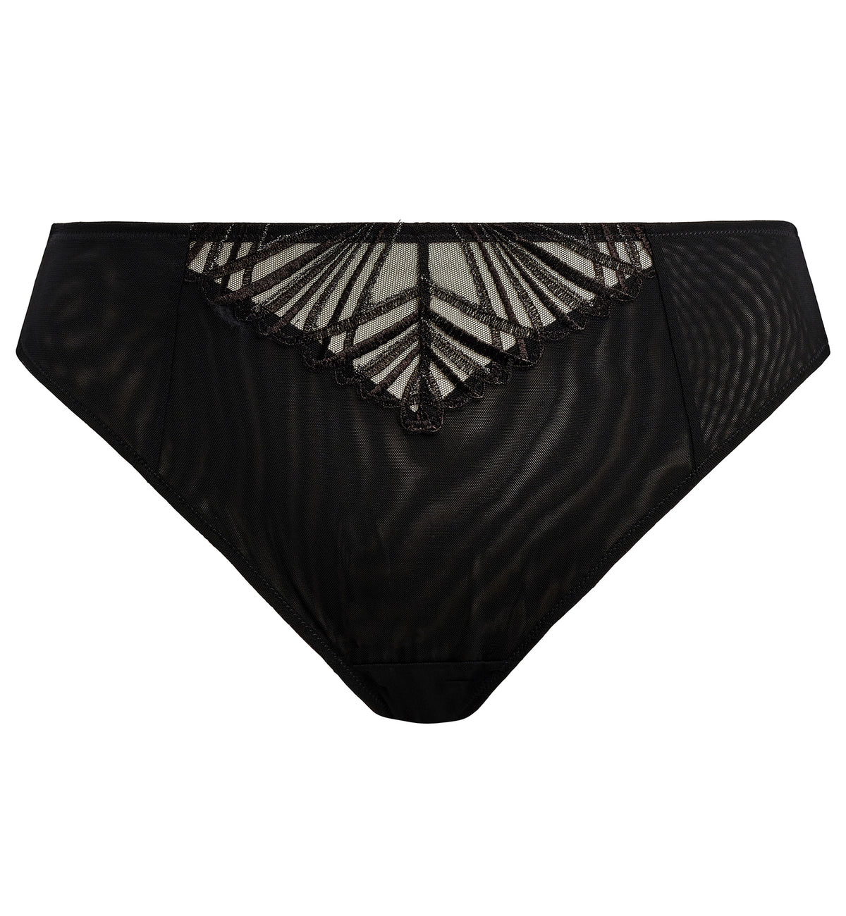 Elomi Reja Brazilian Brief (303155),Small,Black - Black,Small