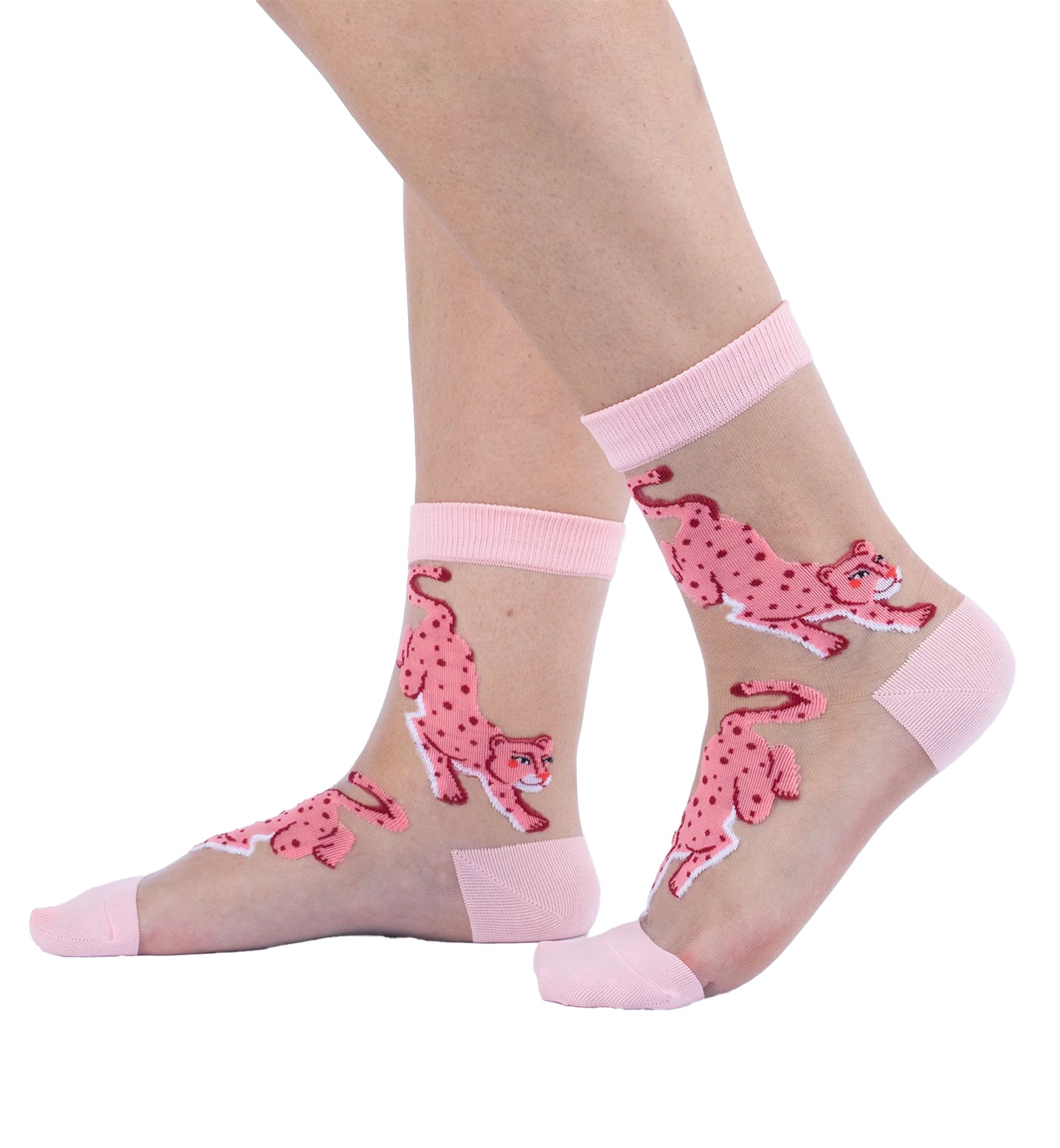 SOCK it to me Sheer Crew Socks (H0033),I've Been Spotted - I've Been Spotted,One Size