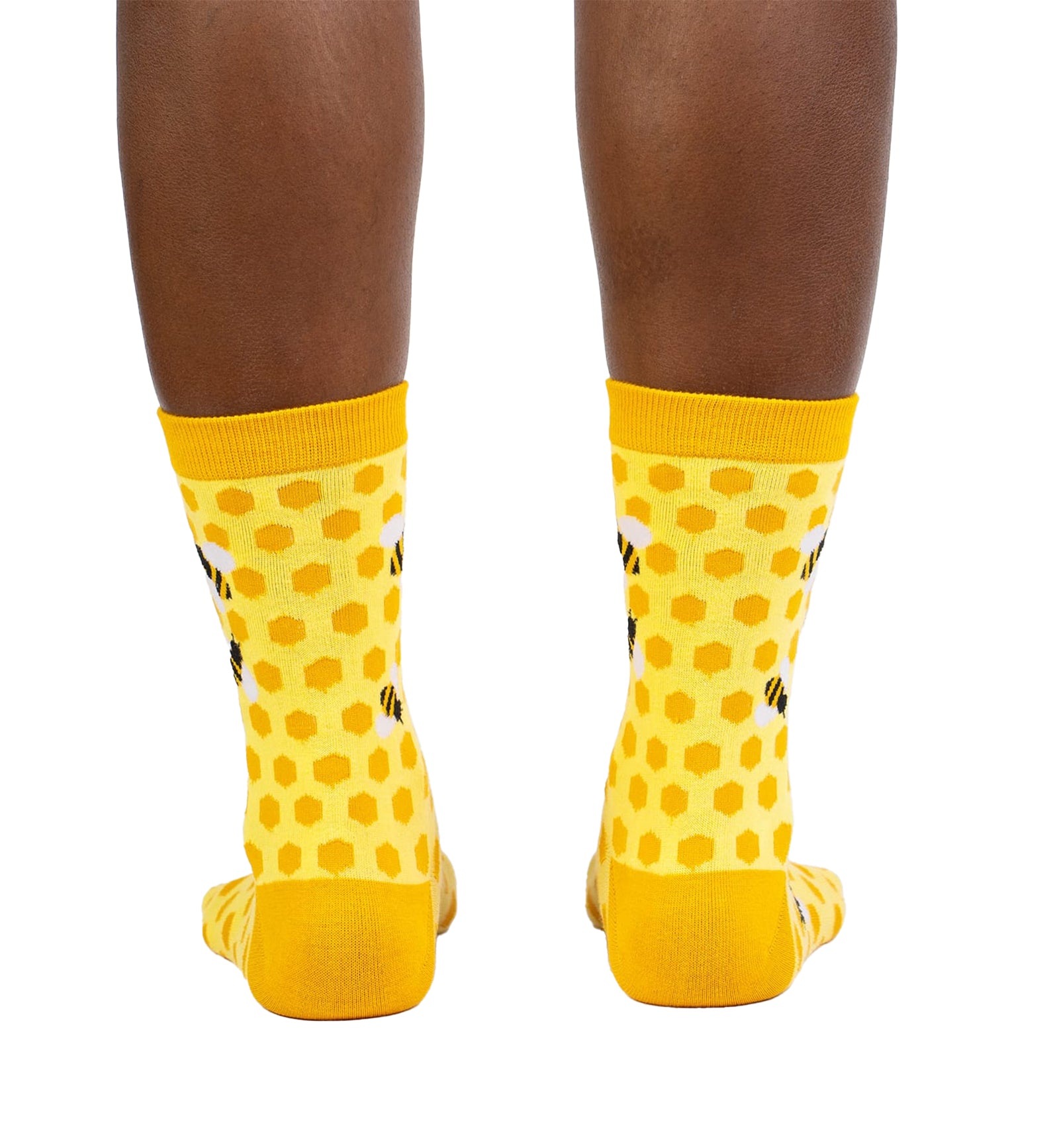 SOCK it to me Women's Crew Socks (w0337)- Bee's Knees - Bee's Knees,One Size