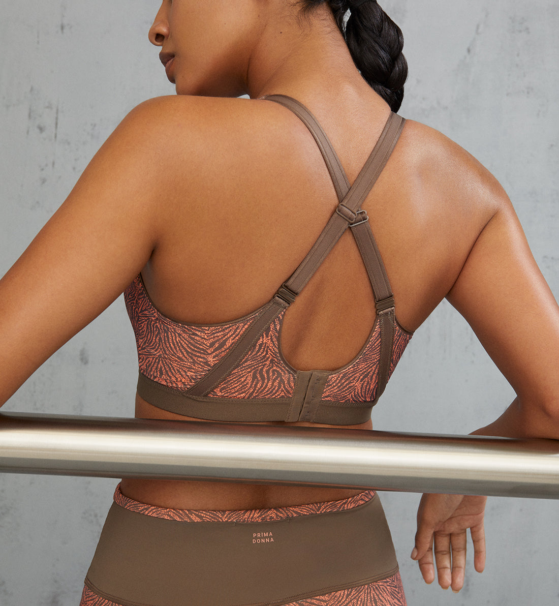 PrimaDonna Dromeas Padded Underwire Sports Bra (6000616),30F,Golden Shadow - Golden Shadow,30F