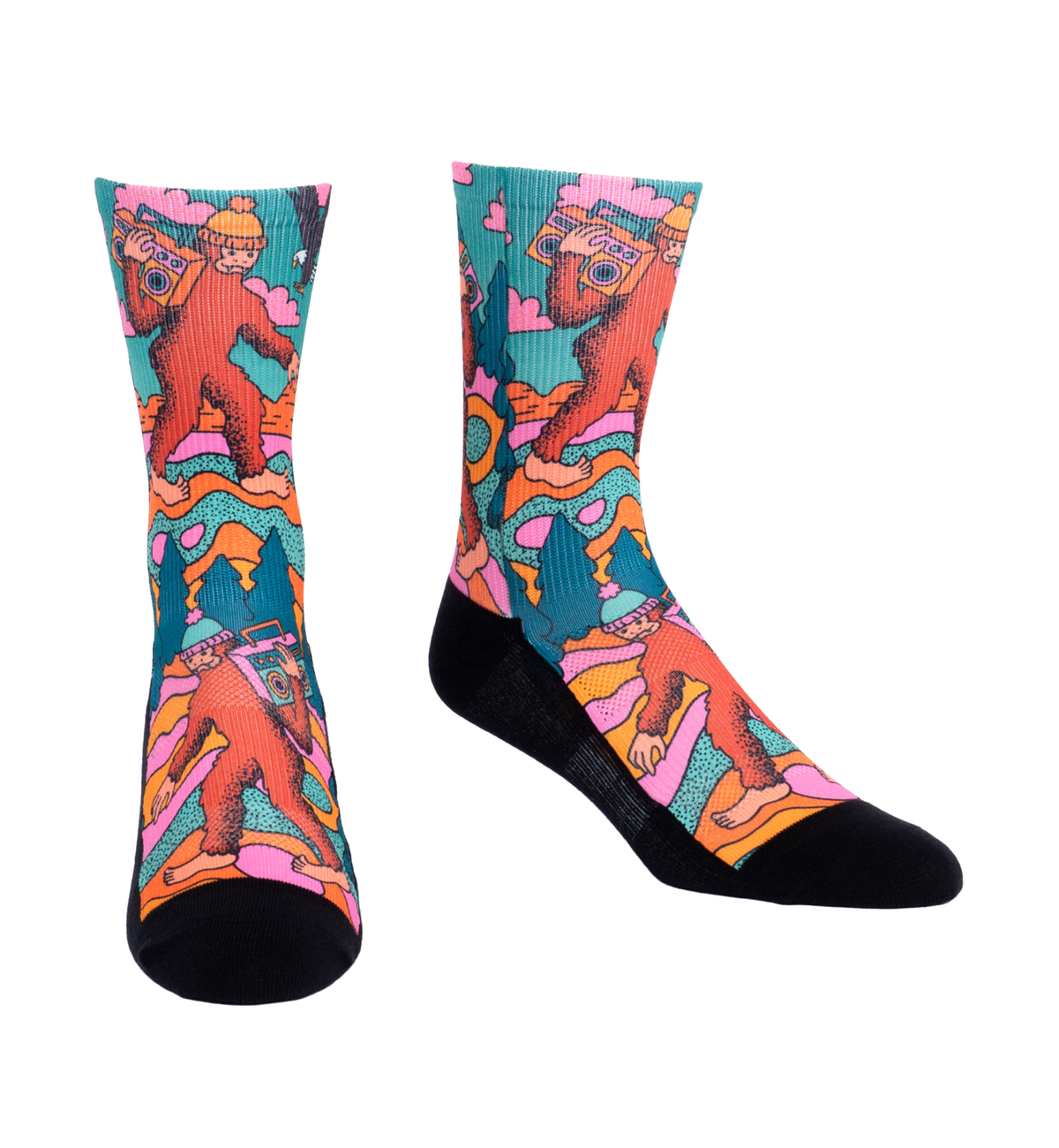 SOCK it to me Athletic Printed Performance Crew Socks (AP0010),I'm a Local Legend - I'm a Local Legend,One Size