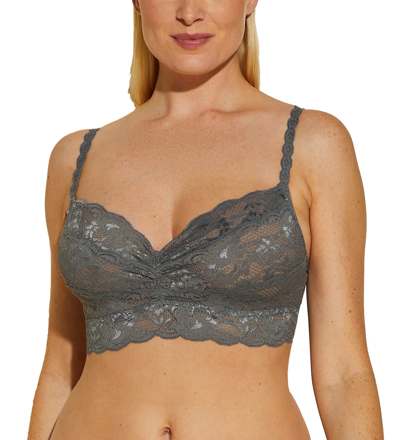 Cosabella Never Say Never Sweetie Soft Bra (NEVER1301),Small,Anthracite - Anthracite,Small