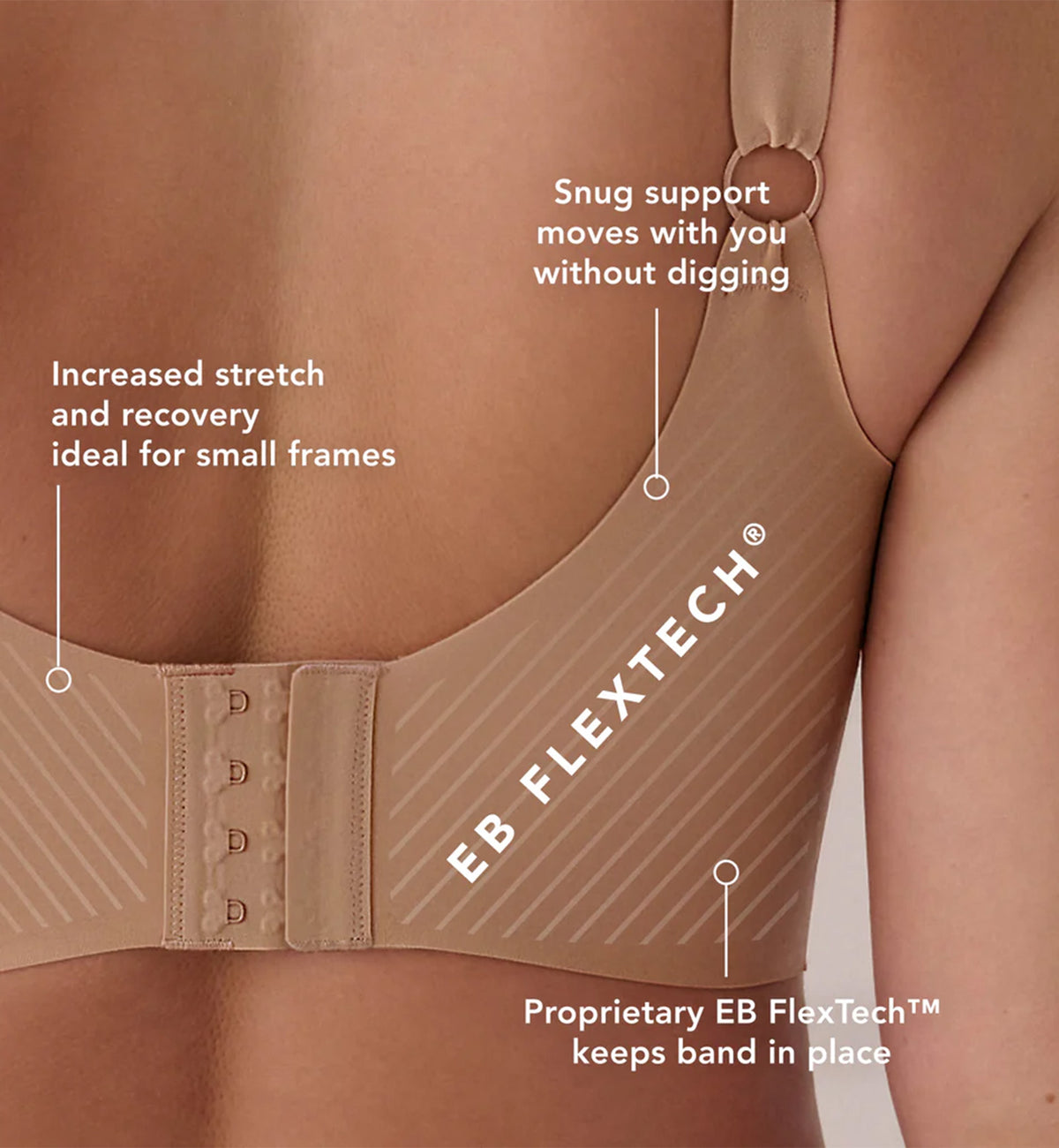 Evelyn & Bobbie BUSTY Bra (1891﻿),Small Plus,Himalayan Salt - Himalayan Salt,Small Plus