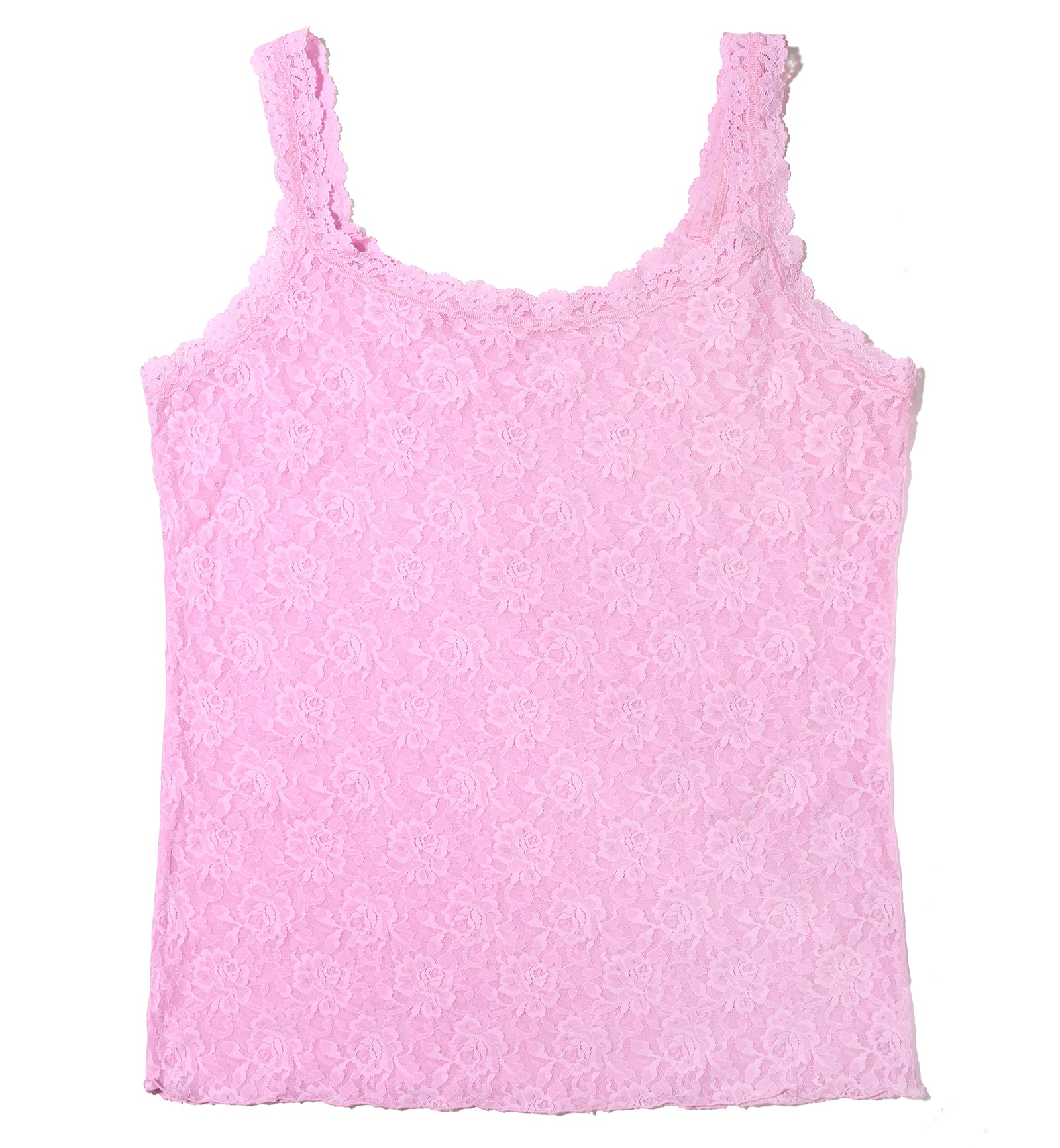 Hanky Panky Signature Lace Unlined Camisole PLUS (1390LX),1X,Cotton Candy - Cotton Candy,1X