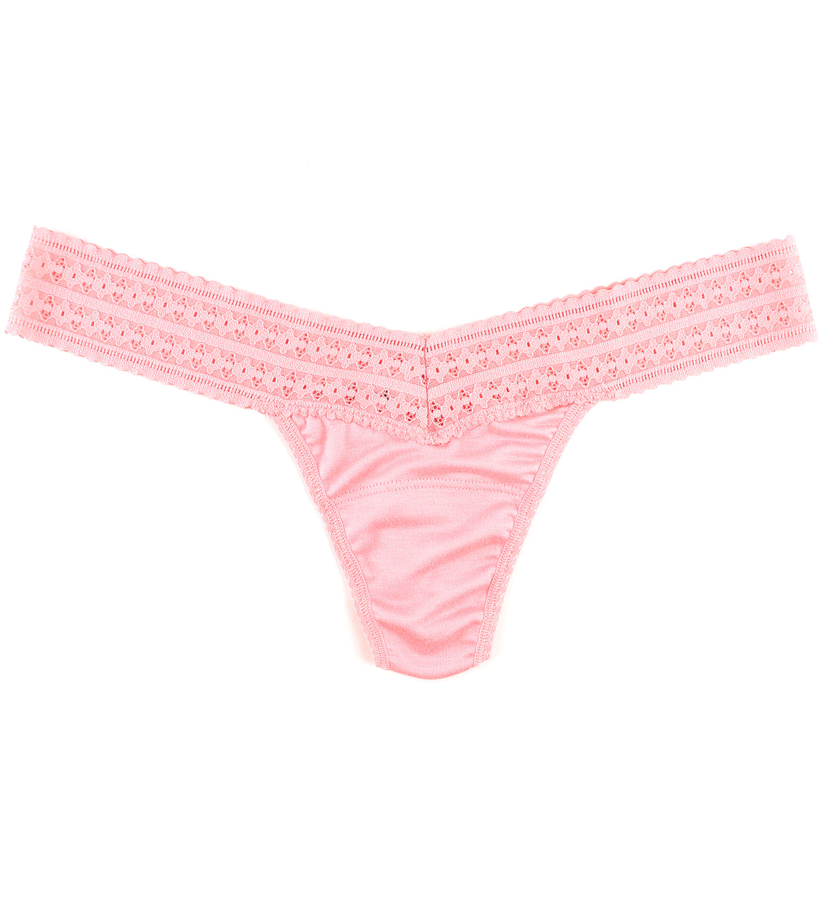 Hanky Panky DreamEase Low Rise Thong (631004),Pink Lemonade - Pink Lemonade,One Size