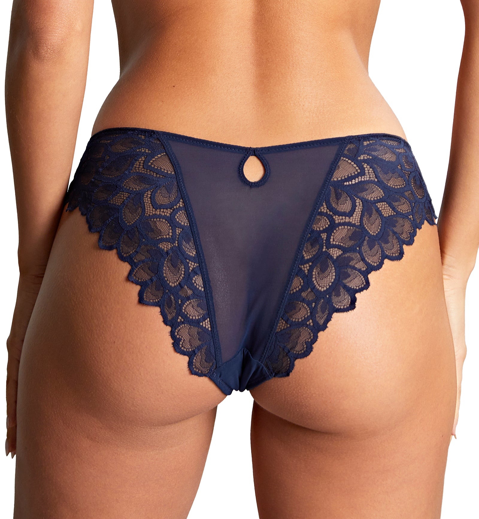 Panache Allure Brief (10762),Small,Navy - Navy,Small