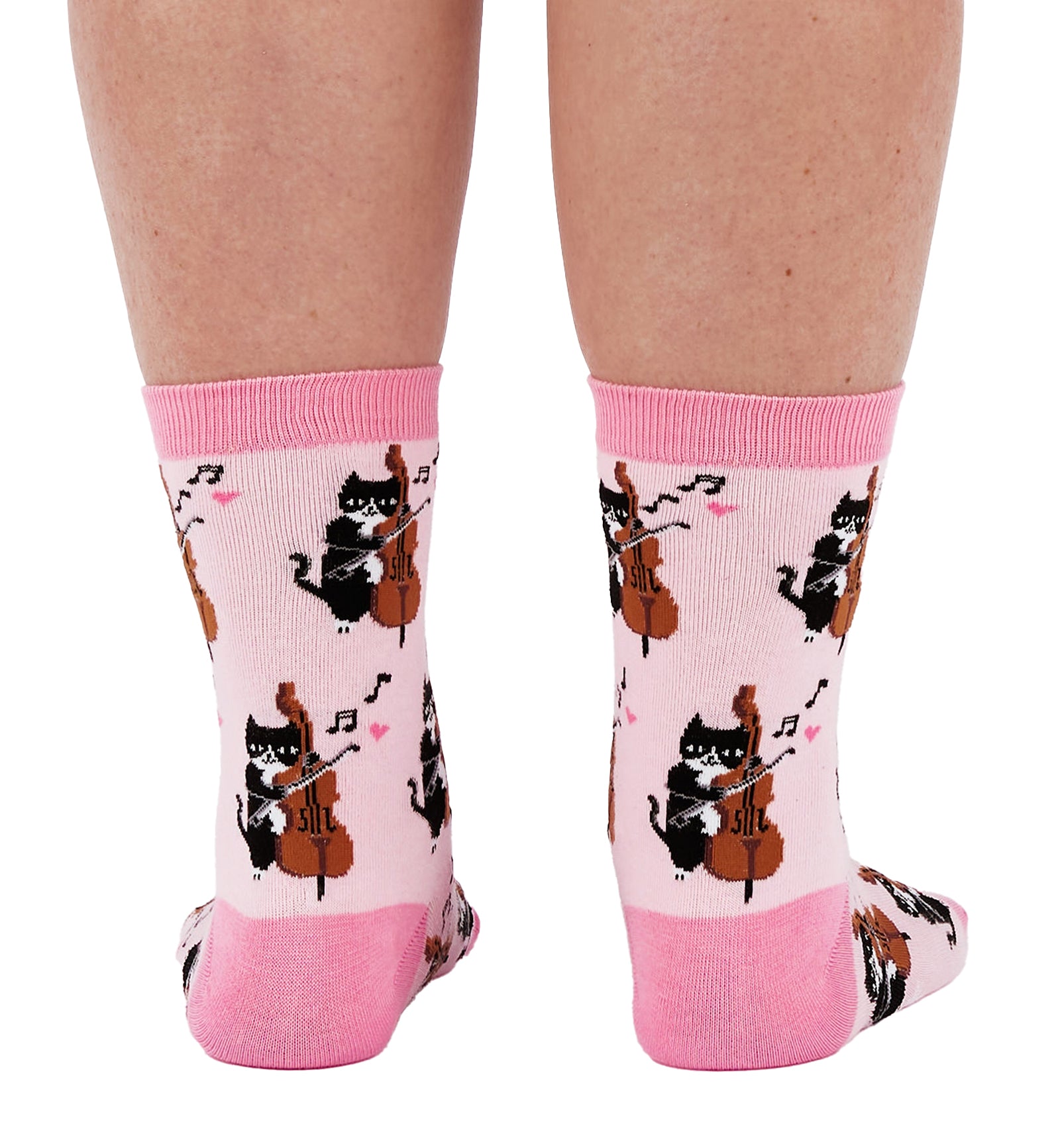 SOCK it to me Women's Crew Socks (W0525),Mewsic To My Ears - Mewsic To My Ears,One Size