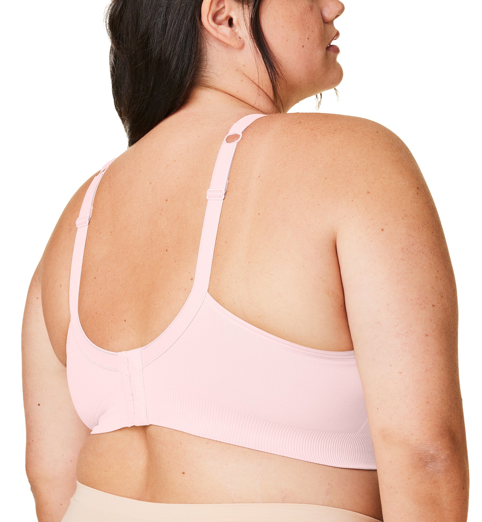 BRAVADO! DESIGNS Everyday Sculpt FULL CUP Wire-Free Bra (11011VFC),Small FC,Chalk Pink - Chalk Pink,Small-Full Cup