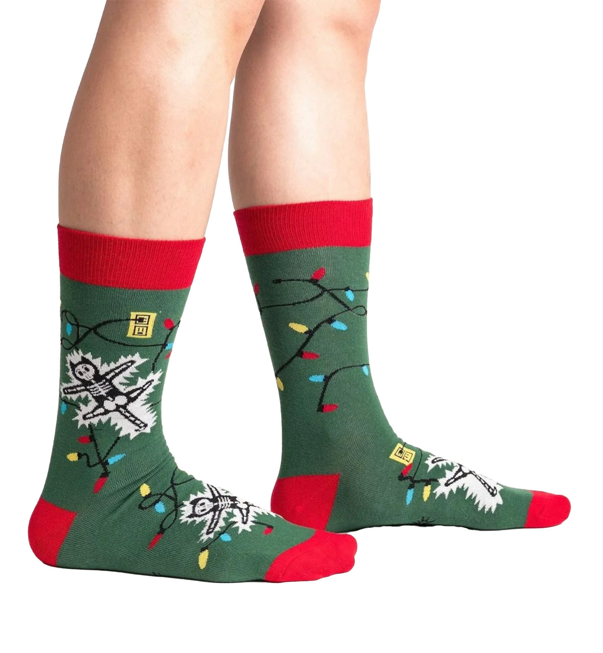 SOCK it to me Men's Crew Socks (MEF0638),Eating Light this Holiday - Eating Light this Holiday,One Size