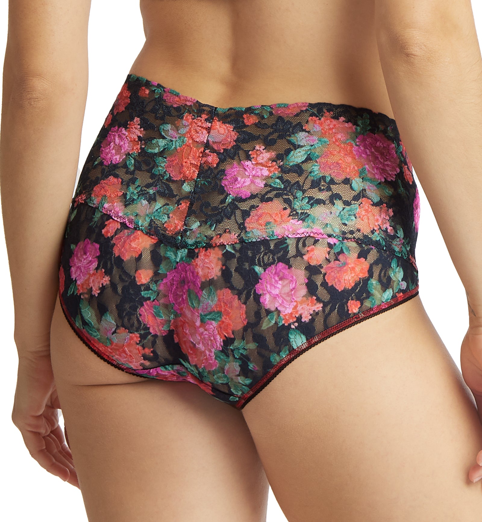 Hanky Panky Retro Lace Printed V-kini (PR9K2124),Small,Autobiography - Autobiography,Small